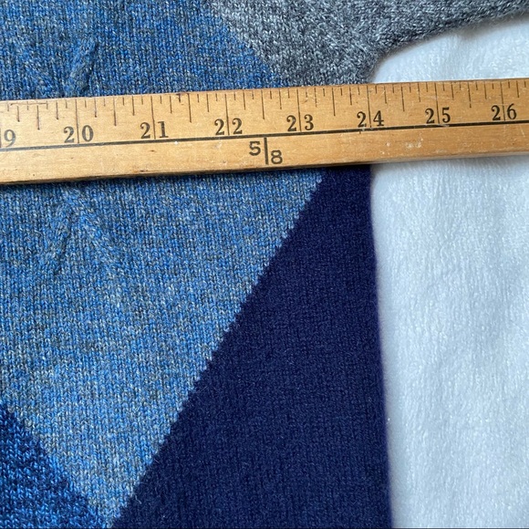 Clan Douglas Cashmere Crewneck Sweater Gray Retro Vintage - Picture 10 of 11